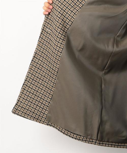 green label relaxing（グリーンレーベルリラクシング）の「CMダブルフェイス ダブルチェスター コート ◆（チェスターコート・メンズ・グレー/ブラウン/ネイビー・LARGE/MEDIUM/SMALL）」の13枚目の写真