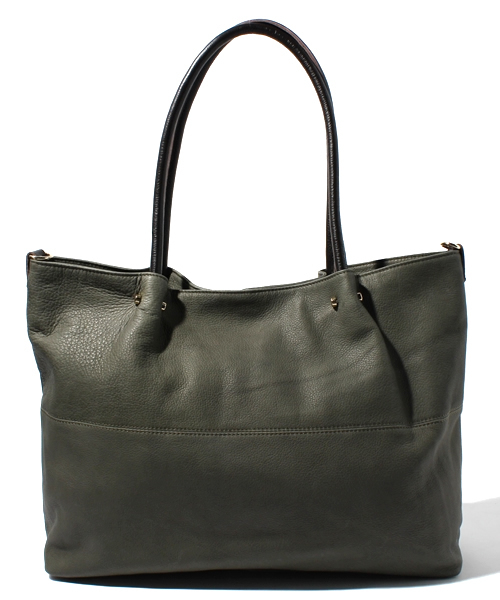 NANO universe（ナノユニバース）の「プレーンレザートートバッグ（トートバッグ・メンズ・ブラック/グレー/ブラウン/ダークブラウン/ライトブラウン/グリーン/カーキ/ブルー/レッド・FREE）」の6枚目の写真