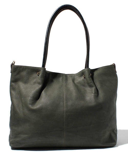 NANO universe（ナノユニバース）の「プレーンレザートートバッグ（トートバッグ・メンズ・ブラック/グレー/ブラウン/ダークブラウン/ライトブラウン/グリーン/カーキ/ブルー/レッド・FREE）」の11枚目の写真