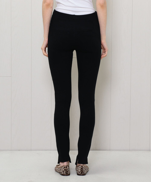 H　BEAUTY&YOUTH UNITED ARROWS（エイチビューティーアンドユースユナイテッドアローズ）の「＜H＞RIBLEGGINGS/レギンス（レギンス/スパッツ・レディース・ブラック/グレー/ダークブラウン/ナチュラル/オフホワイト・FREE）」の8枚目の写真