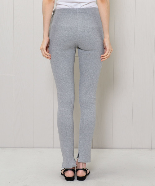 H　BEAUTY&YOUTH UNITED ARROWS（エイチビューティーアンドユースユナイテッドアローズ）の「＜H＞RIBLEGGINGS/レギンス（レギンス/スパッツ・レディース・ブラック/グレー/ダークブラウン/ナチュラル/オフホワイト・FREE）」の18枚目の写真