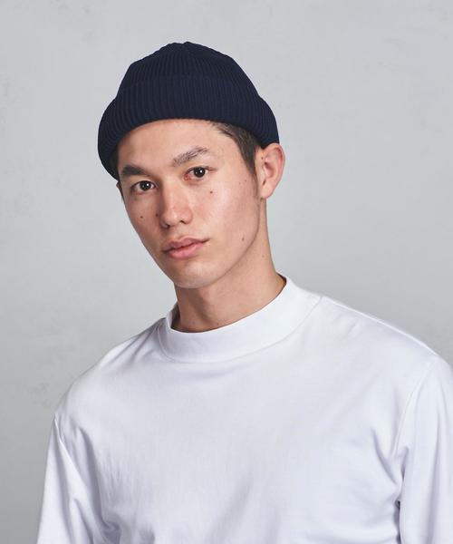 KIJIMA TAKAYUKI(キジマ タカユキ)の「<KIJIMA TAKAYUKI(キジマ タカユキ)> WATCH CAP(ニットキャップ/ビーニー・メンズ・ブラック/ネイビー・FREE)」の6枚目の写真