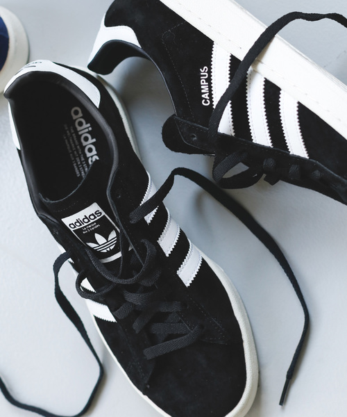 adidas（アディダス）の「adidas　CAMPUS（スニーカー・メンズ・ブラック・26/27/28）」の2枚目の写真