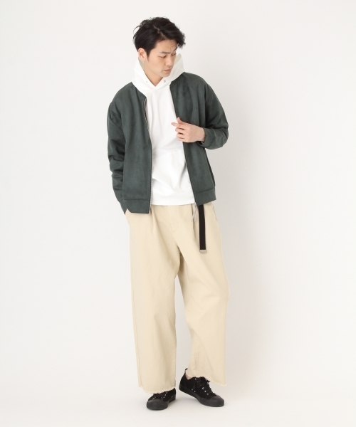 niko and...（ニコアンド）の「Nストレッチスウェードブルゾン【niko and ...】（ブルゾン・メンズ・グリーン/ベージュ/ピンク・MEDIUM/LARGE）」の19枚目の写真