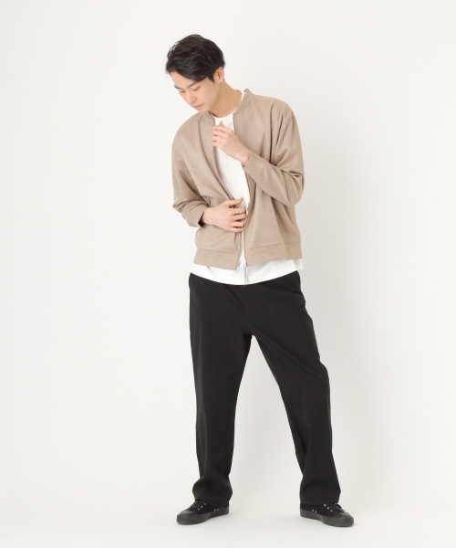 niko and...（ニコアンド）の「Nストレッチスウェードブルゾン【niko and ...】（ブルゾン・メンズ・グリーン/ベージュ/ピンク・MEDIUM/LARGE）」の18枚目の写真