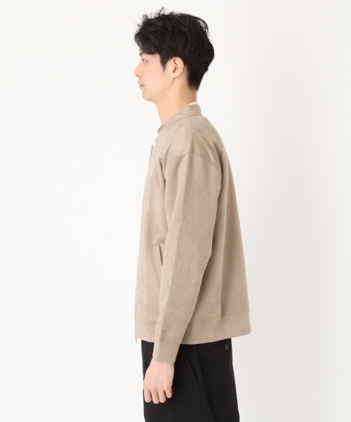 niko and...（ニコアンド）の「Nストレッチスウェードブルゾン【niko and ...】（ブルゾン・メンズ・グリーン/ベージュ/ピンク・MEDIUM/LARGE）」の16枚目の写真