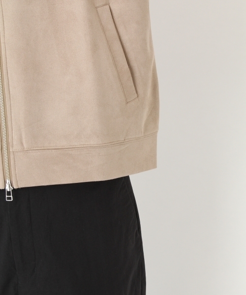 niko and...（ニコアンド）の「Nストレッチスウェードブルゾン【niko and ...】（ブルゾン・メンズ・グリーン/ベージュ/ピンク・MEDIUM/LARGE）」の11枚目の写真