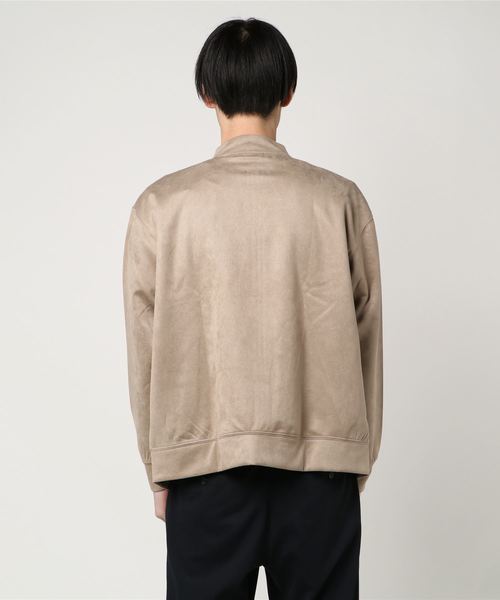 niko and...（ニコアンド）の「Nストレッチスウェードブルゾン【niko and ...】（ブルゾン・メンズ・グリーン/ベージュ/ピンク・MEDIUM/LARGE）」の5枚目の写真