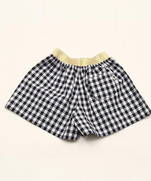 coen(コーエン)の「【coen キッズ / ジュニア】ダンガリーフレアキュロット(100~150cm)(その他パンツ・キッズ・チェック/ライトブルー・100/110/120/130/140/150)」の13枚目の写真