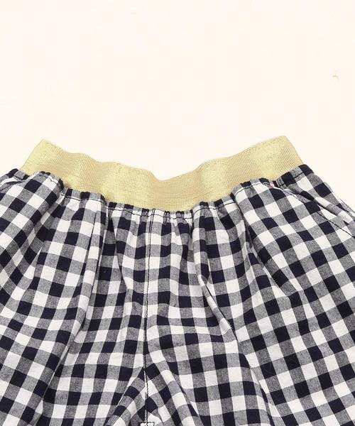 coen(コーエン)の「【coen キッズ / ジュニア】ダンガリーフレアキュロット(100~150cm)(その他パンツ・キッズ・チェック/ライトブルー・100/110/120/130/140/150)」の14枚目の写真