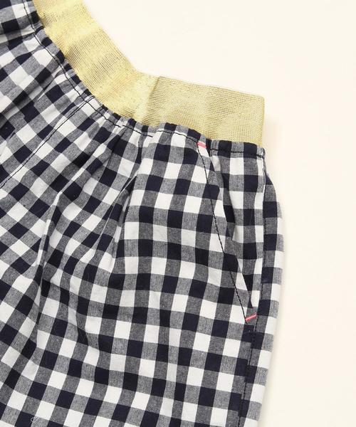 coen(コーエン)の「【coen キッズ / ジュニア】ダンガリーフレアキュロット(100~150cm)(その他パンツ・キッズ・チェック/ライトブルー・100/110/120/130/140/150)」の15枚目の写真