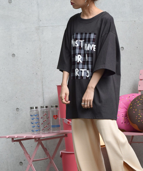 w closet（ダブルクローゼット）の「スリット入りワイドパンツ_（その他パンツ・レディース・アイボリー/グレー/スミクロ・FREE）」の8枚目の写真