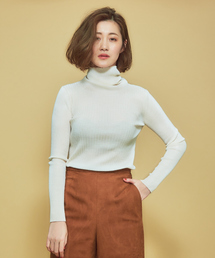 Abahouse Devinette | SUPER120sタートルハイゲージリブニット(ニット/セーター)