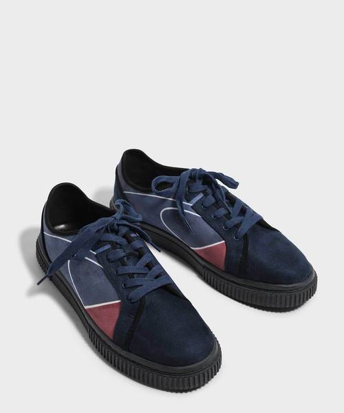 CHARLES & KEITH(チャールズ & キース)の「クラシックレースアップスニーカー / CLASSIC LACE UP SNEAKERS(スニーカー・レディース・ホワイト/ダークブルー・22.5cm/23cm/23.5cm/24.5cm/25cm/25.5cm)」の10枚目の写真