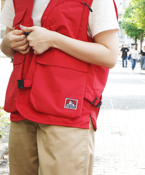 BEN DAVIS ORIGINALS(ベンデイビスオリジナルス)の「BEN DAVIS MULTI FUNCTION FISHING VEST/ベンデイビス フィッシングベスト(ベスト・メンズ・ベージュ/ネイビー/レッド/イエロー/ブラック・FREE)」の10枚目の写真