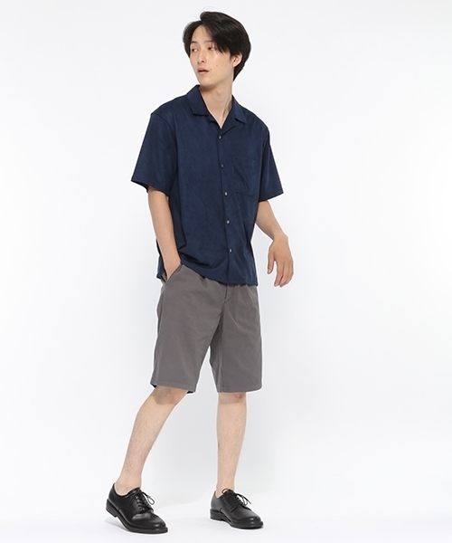 LAKOLE（ラコレ）の「フェイクスエードオープンカラーシャツ / LAKOLE（シャツ/ブラウス・メンズ・ネイビー/ブラウン/その他12・MEDIUM/LARGE）」の7枚目の写真