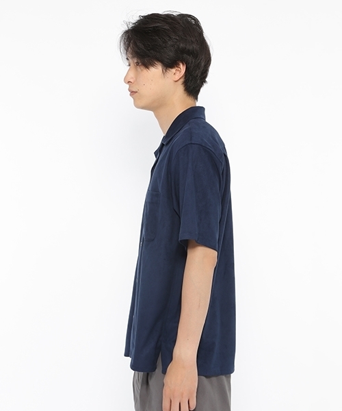LAKOLE（ラコレ）の「フェイクスエードオープンカラーシャツ / LAKOLE（シャツ/ブラウス・メンズ・ネイビー/ブラウン/その他12・MEDIUM/LARGE）」の10枚目の写真