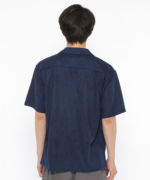 LAKOLE（ラコレ）の「フェイクスエードオープンカラーシャツ / LAKOLE（シャツ/ブラウス・メンズ・ネイビー/ブラウン/その他12・MEDIUM/LARGE）」の11枚目の写真