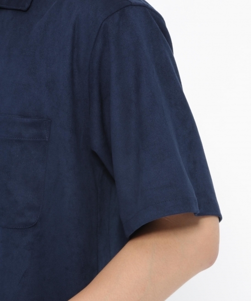 LAKOLE（ラコレ）の「フェイクスエードオープンカラーシャツ / LAKOLE（シャツ/ブラウス・メンズ・ネイビー/ブラウン/その他12・MEDIUM/LARGE）」の14枚目の写真