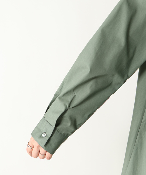 notch.（ノッチ）の「マキシシャツワンピース（シャツワンピース・レディース・オリーブ/ネイビー/ベージュ・TM/M）」の21枚目の写真