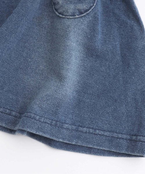 PEANUTS（ピーナッツ）の「PEANUTSコラボワンピース（ワンピース・キッズ・インディゴブルー/キャメル・90/100/110/120/80/130/140）」の6枚目の写真