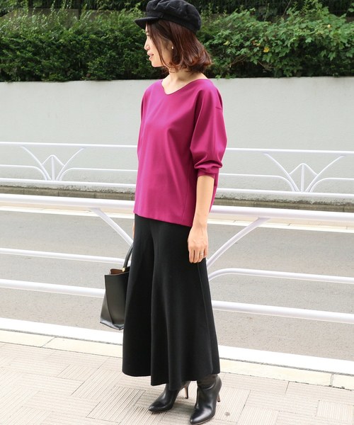 IENA（イエナ）の「ニットキュロット◆（その他パンツ・レディース・ブラック・FREE）」の7枚目の写真