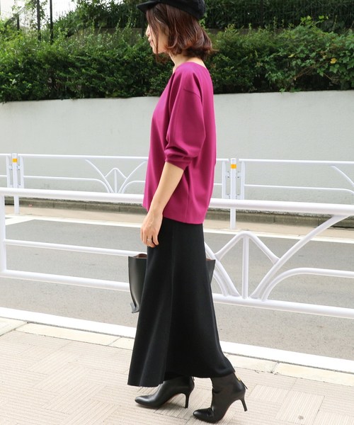 IENA（イエナ）の「ニットキュロット◆（その他パンツ・レディース・ブラック・FREE）」の9枚目の写真