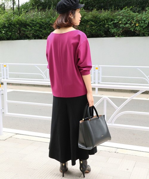 IENA（イエナ）の「ニットキュロット◆（その他パンツ・レディース・ブラック・FREE）」の10枚目の写真