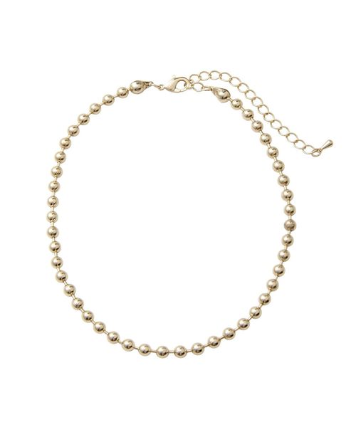 jouetie(ジュエティ)の「ボールチェーンチョーカー(チョーカー・レディース・シルバー/ゴールド・FREE)」の1枚目の写真