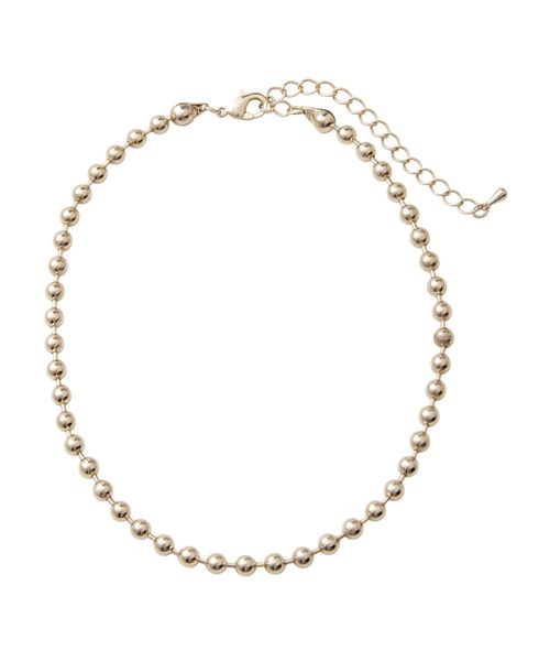 jouetie(ジュエティ)の「ボールチェーンチョーカー(チョーカー・レディース・シルバー/ゴールド・FREE)」の3枚目の写真