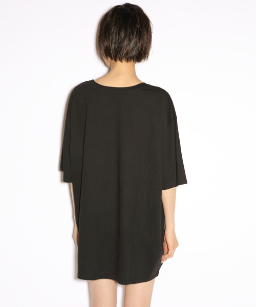 i（アイ）の「ハク顔PT/T（Tシャツ/カットソー・レディース・ホワイト/ブラック/グレー・ﾌﾘ-）」の5枚目の写真