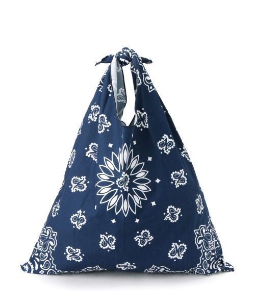 BEAMS BOY（ビームスボーイ）の「CAROLINA / バンダナ トート（トートバッグ・レディース・レッド/ネイビー/ブラック/レッド系その他/ミント・ONE SIZE）」の7枚目の写真