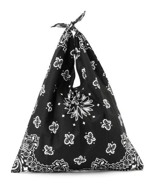 BEAMS BOY（ビームスボーイ）の「CAROLINA / バンダナ トート（トートバッグ・レディース・レッド/ネイビー/ブラック/レッド系その他/ミント・ONE SIZE）」の6枚目の写真