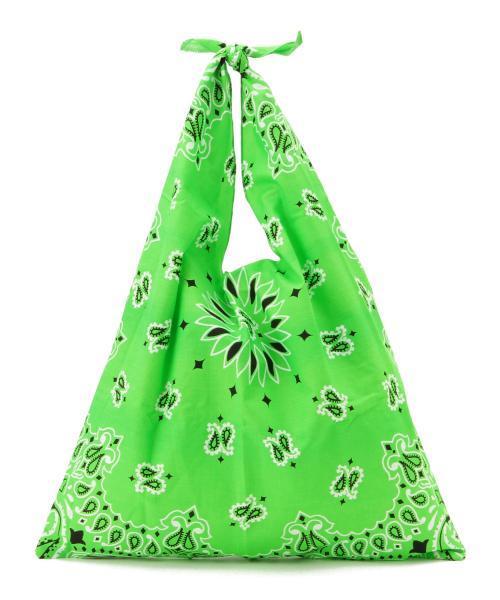 BEAMS BOY（ビームスボーイ）の「CAROLINA / バンダナ トート（トートバッグ・レディース・レッド/ネイビー/ブラック/レッド系その他/ミント・ONE SIZE）」の13枚目の写真