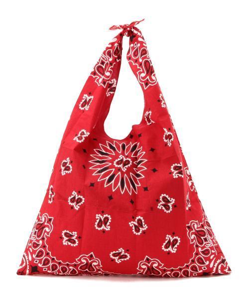 BEAMS BOY（ビームスボーイ）の「CAROLINA / バンダナ トート（トートバッグ・レディース・レッド/ネイビー/ブラック/レッド系その他/ミント・ONE SIZE）」の12枚目の写真