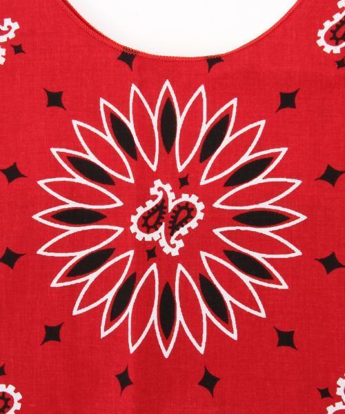BEAMS BOY（ビームスボーイ）の「CAROLINA / バンダナ トート（トートバッグ・レディース・レッド/ネイビー/ブラック/レッド系その他/ミント・ONE SIZE）」の19枚目の写真
