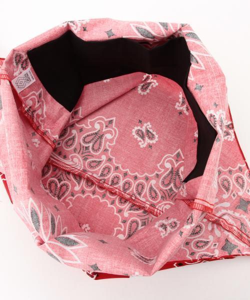 BEAMS BOY（ビームスボーイ）の「CAROLINA / バンダナ トート（トートバッグ・レディース・レッド/ネイビー/ブラック/レッド系その他/ミント・ONE SIZE）」の17枚目の写真