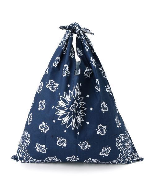BEAMS BOY（ビームスボーイ）の「CAROLINA / バンダナ トート（トートバッグ・レディース・レッド/ネイビー/ブラック/レッド系その他/ミント・ONE SIZE）」の15枚目の写真