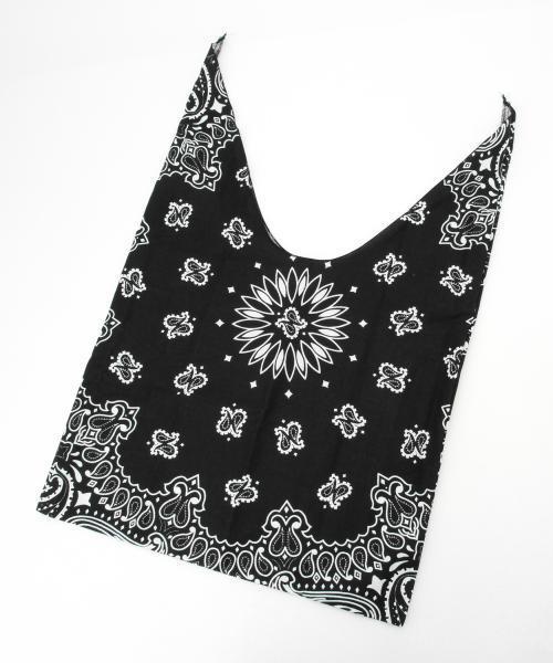 BEAMS BOY（ビームスボーイ）の「CAROLINA / バンダナ トート（トートバッグ・レディース・レッド/ネイビー/ブラック/レッド系その他/ミント・ONE SIZE）」の20枚目の写真