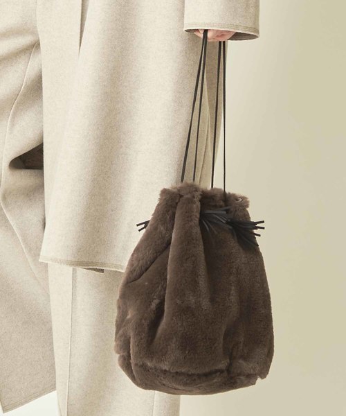 Kelen(ケレン)の「「KELEN / ケレン」リバーシブルムートンバッグ"Nador"(エコバッグ/サブバッグ・レディース・ブラウン/キャメル/グレー/ホワイト・FREE)」の3枚目の写真