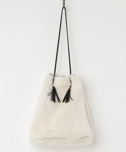 Kelen(ケレン)の「「KELEN / ケレン」リバーシブルムートンバッグ"Nador"(エコバッグ/サブバッグ・レディース・ブラウン/キャメル/グレー/ホワイト・FREE)」の8枚目の写真