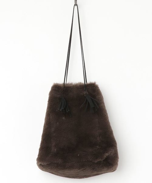 Kelen(ケレン)の「「KELEN / ケレン」リバーシブルムートンバッグ"Nador"(エコバッグ/サブバッグ・レディース・ブラウン/キャメル/グレー/ホワイト・FREE)」の5枚目の写真