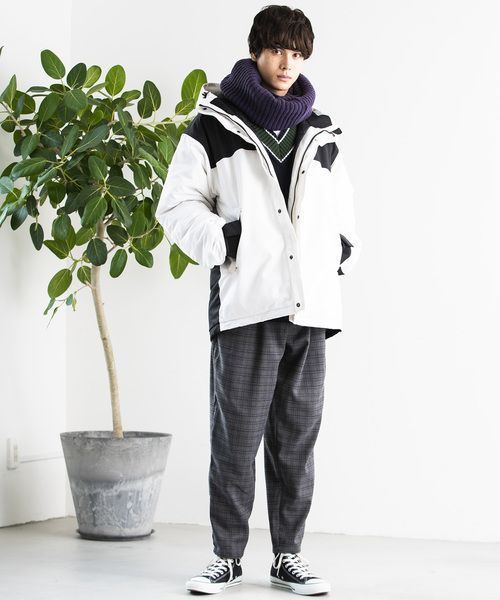 WEGO（ウィゴー）の「WEGO/リブスヌード（ネックウォーマー/スヌード・メンズ・ワイン/マスタード/ネイビー/パープル/グレー/ブラック・FREE）」の14枚目の写真