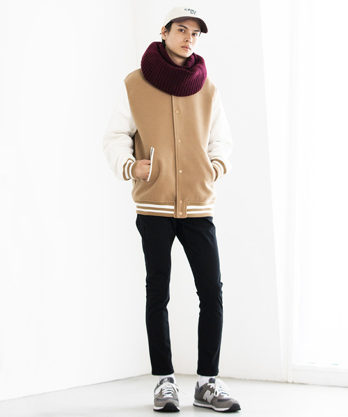 WEGO（ウィゴー）の「WEGO/リブスヌード（ネックウォーマー/スヌード・メンズ・ワイン/マスタード/ネイビー/パープル/グレー/ブラック・FREE）」の20枚目の写真