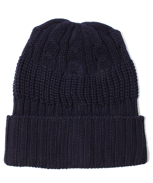 CIAOPANIC（チャオパニック）の「【Ciaopanic】ケーブルMESHニット（ニットキャップ/ビーニー・レディース・ブラウン/グレー/ネイビー/ブラック/ワインレッド・FREE）」の8枚目の写真