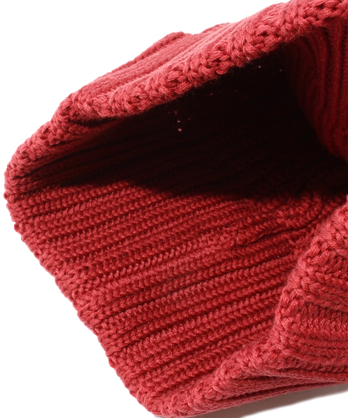 CIAOPANIC（チャオパニック）の「【Ciaopanic】ケーブルMESHニット（ニットキャップ/ビーニー・レディース・ブラウン/グレー/ネイビー/ブラック/ワインレッド・FREE）」の6枚目の写真