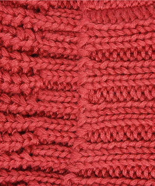 CIAOPANIC（チャオパニック）の「【Ciaopanic】ケーブルMESHニット（ニットキャップ/ビーニー・レディース・ブラウン/グレー/ネイビー/ブラック/ワインレッド・FREE）」の7枚目の写真