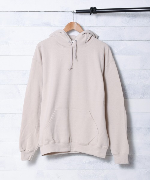 JERZEES(ジャージーズ)の「【Ir】【JERZEES】裏起毛プルパーカー(パーカー・レディース・ホワイト/ブラック/杢グレー/ネイビー/パープル/オレンジ/ベージュ/オリーブ/サックスブルー・MEDIUM/LARGE/SMALL/X-LARGE)」の22枚目の写真