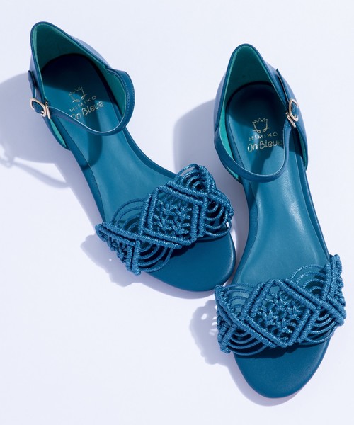 HIMIKO On Bleue（ヒミコオンブルー）の「【On Bleue】編み込みセパレート/883213（パンプス・レディース・ブラウン/レッド/ブルー・23.5cm/23.0cm/24.0cm）」の3枚目の写真