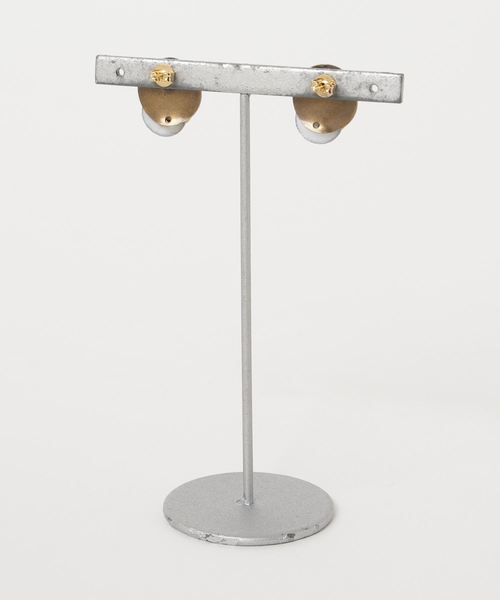 tone(トーン)の「【fleur by Miho Nakayama】キャンディーピアス(ピアス(両耳用)・レディース・レッド/グレー系その他/アンティークゴールド・FREE)」の4枚目の写真